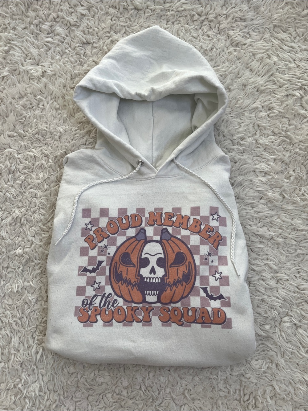 Halloween Spooky Pumpkin Hoodie Size Medium
